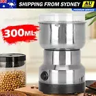 220V Electric Coffee Grinder Grinding Milling Bean Spice Matte Blender Kit New