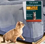 Anti Cat Scratch Furniture Protector, 10 Pack, Cat Couch Protector