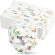 100pcs children's disposable mask 3-layer children's animal dinosaur pattern mask vacuum individually packaged mask