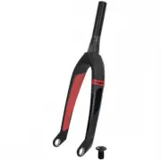 IKON BMX Carbon Fiber Fork 20" 20mm (Black/Red) Tapered