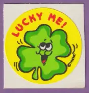 Vintage Trend LUCKY ME! Matte Scratch & Sniff Sticker CLOVER