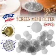 100PCS Mesh Screens Silver Stainless Steel Pipe 2cm Screen mesh Filter AU Stock