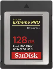 SanDisk 128GB Extreme PRO CFexpress Card Type B - SDCFE-128G-GN4NN READ 1700 MB/