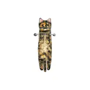 Cute Cat Quick-Dry Hanging Hand Towels Decorative for Bathroom Kitchen-Brown