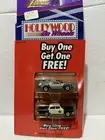 Rare Johnny Lightning 2 Pack Back to the future, Police 21 Car New