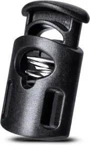 Plastic Cord Locks Upgraded Single Hole Spring Toggle Stopper Cord St...