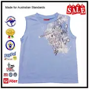 AUS Sketch Kids Boys Summer Surf Tank Muscle Top Sleeveles Tee Singlet Size SALE