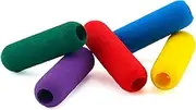 The Classics 12-Pack Soft Foam Pencil Grips, Assorted Colors, 1.5-Inch Long (TPG-16412)