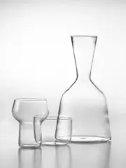 De Vecchi Milano 1935 Tancredi e Bartolomeo Glass Wine Decanter Giulio Iacchetti