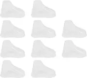 [Ｓｉｍｈｏａ] 10 Pieces Clear Child Feet Display Showcases Shoe Racks Lightweight Home Use Support Shapers Kids Portable Simple Shoe Trees