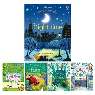 Peep Inside the Garden / Farm / Night Time / Animal Homes / Zoo (硬頁翻翻書)(共5本)(硬頁書)/Usborne【三民網路書店】