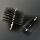 2x Round Chimney Flue Cleaning Brush Steel Wire Brush Sweep Fireplace Home