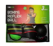 TEKXYZ Boxing Reflex Ball Family Pack 3 Balls 1 Headbands NEW NIB