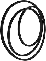 Lawn Mower Belt Convenient Trimmer Drive Belt Grass Mower Belt Lawn Mower Wheel Bearings Deck Drive Belt Accessories Deck Belt Drive Replacement Engine Deck Belt Rubber Black