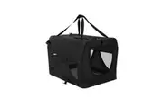 Portable Soft Dog Cage Crate Carrier XL BLACK