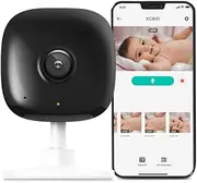Kasa Smart 2K Security Camera for Baby Monitor, 4MP HD Indoor Camera for Home Security with Motion Detection, Two-Way Audio, Night Vision, Cloud&SD Card Storage, Works with Alexa&Google Home (KC400)
