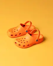 [Crocs] Crocs Women's Classic Clogs Shoes in Orange Zest Size M13 M13 Orange Zest