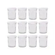 Argon Tableware Glass Jam Jars - 310ml - Pack of 12