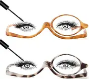 JM Makeup Reading Glasses Magnifier Flip Down Cosmetic Readers for Women
