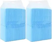 'vidaXL Pet Training Pads - Pack of 200, 90x60cm - Highly Absorbent Puppy Training Pads for Toilet Training and Older, Incontinent Dogs - Blue/White