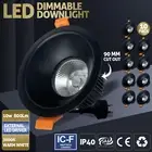 10X 10W LED Downlight 3000K Warm White 65 Degree Down Light 800LM w/ Plug Black