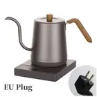 220V Gooseneck Electric Coffee Kettle Hand Brew Coffee Pot 1000W Slender Mouth P