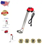 1300W Immersion Heater with Adjustable Thermostat & Auto Shutoff for Safety