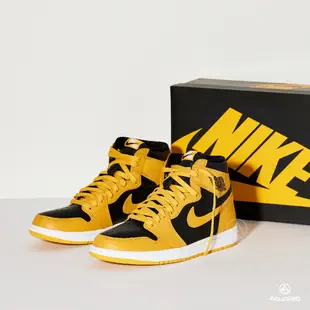 Nike Air Jordan 1 Retro High OG "Pollen" 男 黑黃 休閒鞋 555088-701