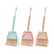 Mini Dustpan and Broom for Children Pretend Play Toy Housekeeping Play Set Kids