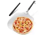 12 Inch Non Stick Pizza Peel Turning Paddle with Long Arm for Baking Bread Pizza