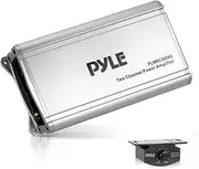 PyleUsa 2 Channel Weather Resistant Audio Amplifier System, Class D Compact Designed Suit for Car, ATV, UTV, 4X4, Jeep, Motorcycle and Marine Vehicles