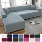 Sofa Covers Elastic Corner Cover L Shaped Slipcovers Protector 1/2/3/4 Seater