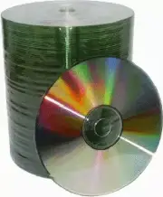 50 52X Shiny Silver Top Blank CD-R CDR Disc