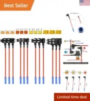 Fuse Taps - Upgraded 12V Add-a-Circuit Adapter and Fuse Kit2024 New, 4 Types ...