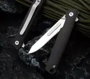 Outdoor EDC Carbon Fiber Pocket Utility Knife Scalpel Blade Folding Knives Tools