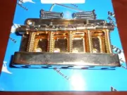 NEW - 5-String Metric Bass Bridge, #DCBBR5 G - GOLD