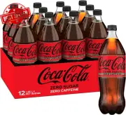 Zero Sugar Caffeine-Free Soft Drink, 12 x 1.25L Bottles, Refreshing Multipack