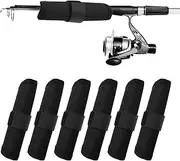 CAPASTEC Bait Gloves, Easily See Lure Wrap, Lure Covers, Lure Guard for Fishing Rod, Full Hand Protection Fishing Bait Covers for Anglers, 6 Pcs