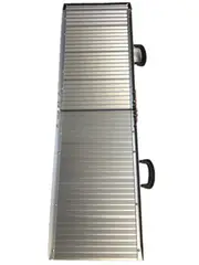 YES4PETS 122 cm Portable Foldable Aluminium Folding Pet Dog Car Van Climb Non Slip Surface Ramp
