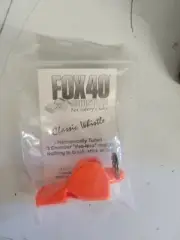 FOX40 FOX 40 CLASSIC WHISTLE ORANGE SAFETY WHISTLE PEA-LESS BRAND NEW