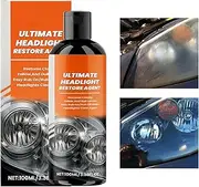Car Headlight Cleaner - Headlight Restorer - Professional Polishing Resin 100ml for Motorcycle Windshield Window Detailing Home