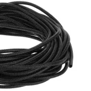 100ft 1/2 Inch Black Wire Loom Split Tubing Cord Protectors Flexible Conduit