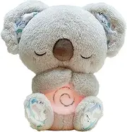 Baby Toy Soothe'n Snuggle Koala Bear Portable Plush Sound Machine with Music Lights & Breathing Motion for Newborns 0+ Months Baby Adult and Relaxation, Anxiety Relief