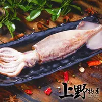 在飛比找momo購物網優惠-【上野物產】12隻 台灣產 魷魚冰捲(250g±10%/隻)