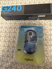 Logitech M340 Design Collection Wireless Mouse (Blue Galaxy) with Mouse Pad