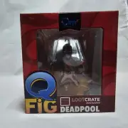 Marvel Action Figure Deadpool Q-Fig from QMX New in Box Loot Crate Exclusive