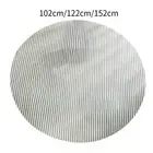 Round Tablecloth Decorative Protector Stain Resistant Wipe Clean Table Cloth