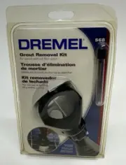 Dremel 568 Adjustable Screw-On Grout Removal Rotary Tool Attachment Kit Sealed