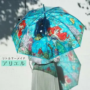 日本製 兒童雨傘 透明傘 迪士尼雨傘 小美人魚 愛麗絲 自動傘 長柄 (寄送請選宅配) - 兒童雨傘 雨傘 透明傘 迪士尼雨傘 小美人魚 愛麗兒 愛麗絲 自動傘 長柄 晴雨傘