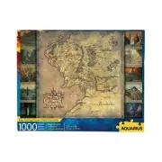 Lord of the Rings Map Puzzle (1000 Piece Jigsaw Puzzle) - Glare Free - Precis...